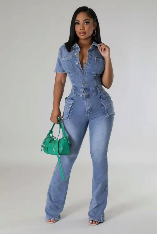 Denim Diva Jumpsuit