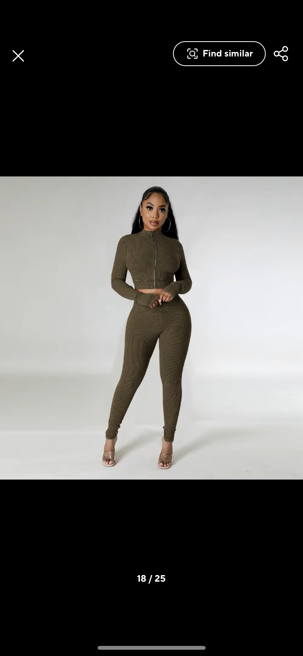 Sasha Fierce 2 Piece Army Green